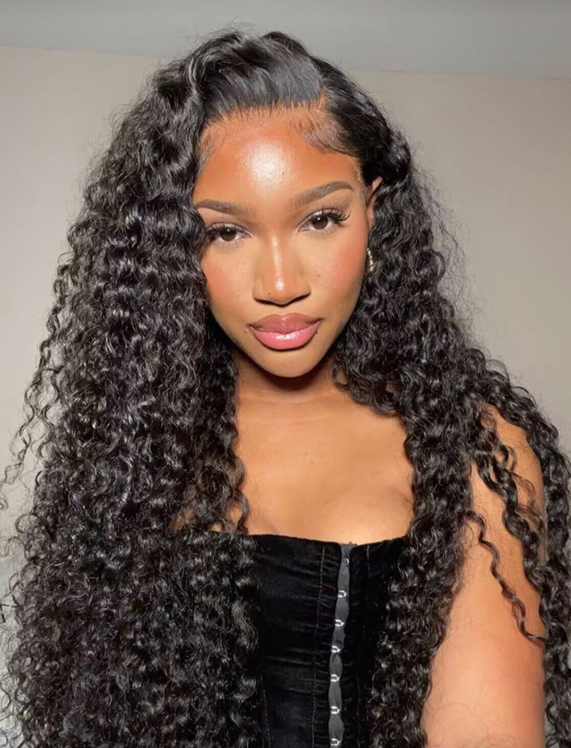 Virgin Brazilian Italian Curly Full Frontal Wigs