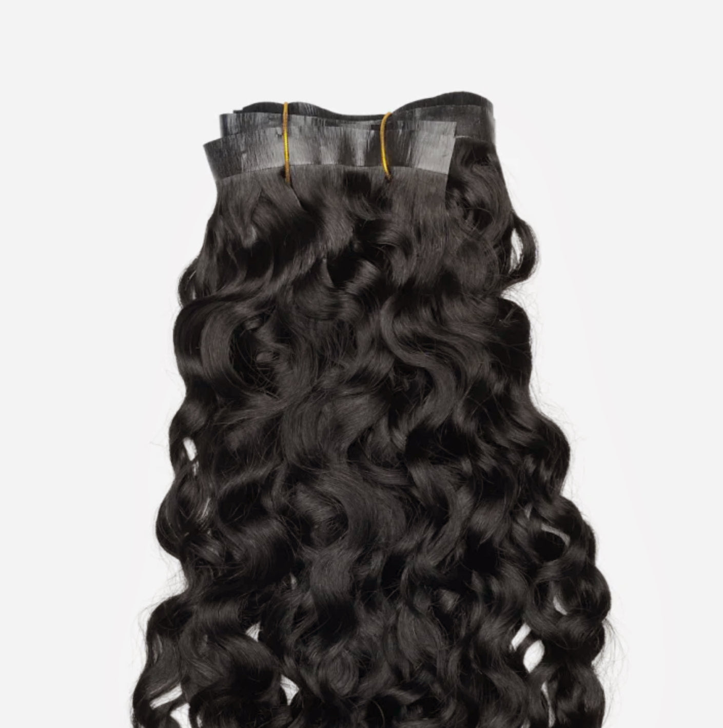 Raw Cambodian Indian Curly Seamless Clip-ins