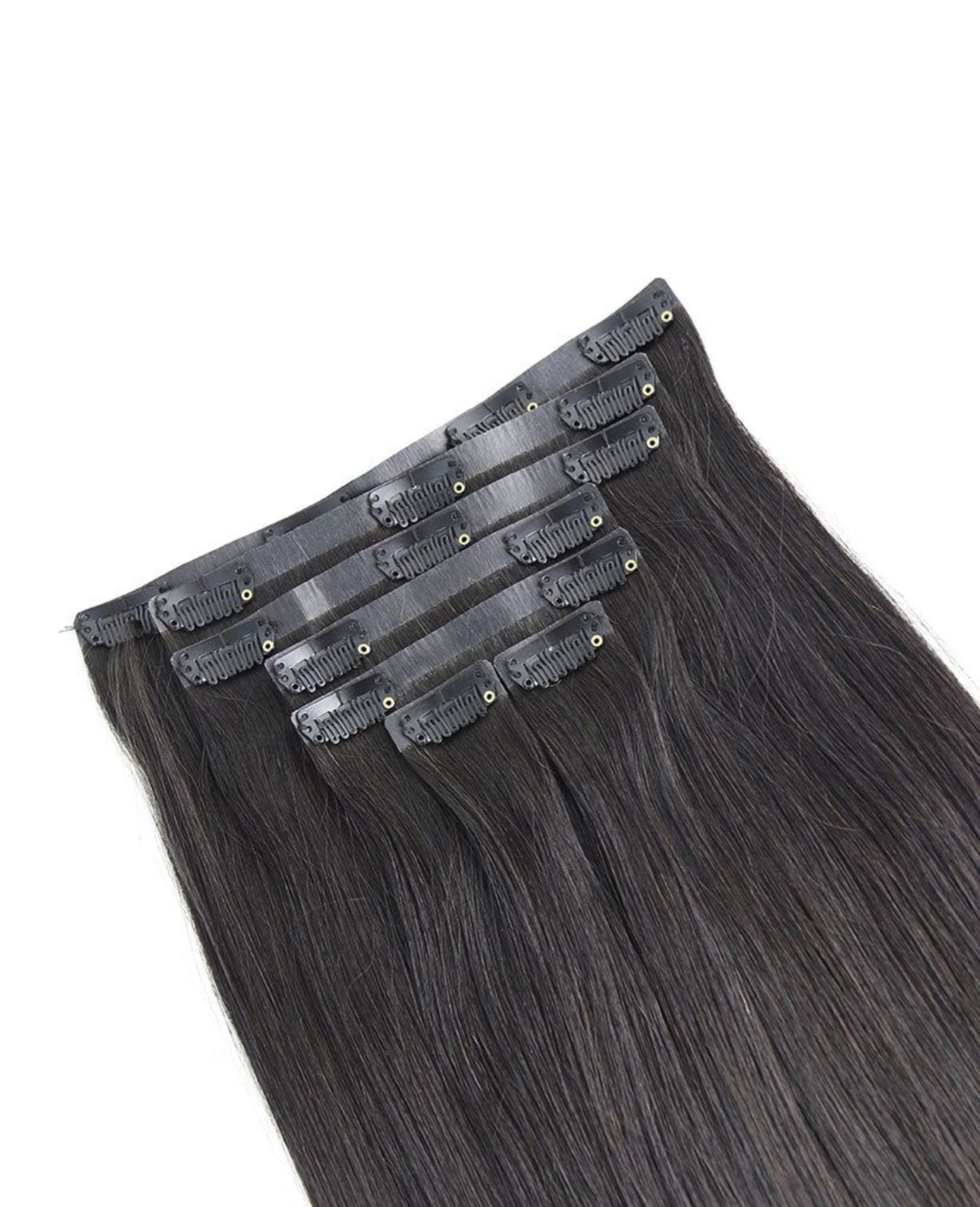 Raw Cambodian Straight Seamless Clip-ins