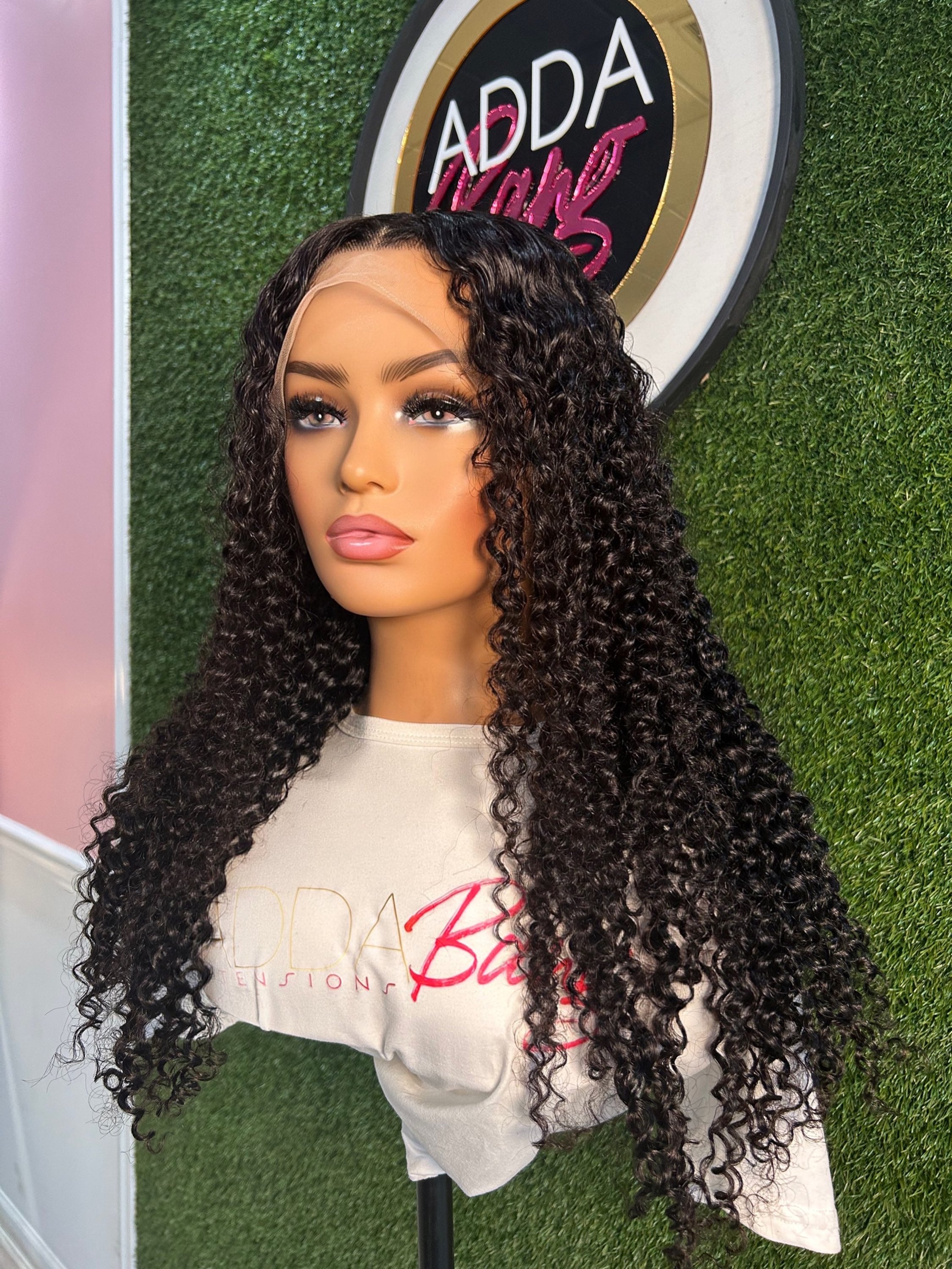 Virgin Brazilian Italian Curly Full Frontal Wigs